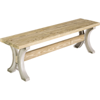 Banc/Table &agrave; pique-nique Basics, Plastique, 96" lo x 15" la x 17" h, Sable Smart Ofis