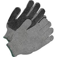 Classic Grip Gloves, Poly/Cotton, Single Sided, Large Smart Ofis