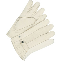 Classic Roper Gloves, 10, Grain Cowhide Palm Smart Ofis