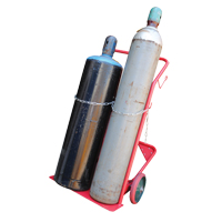 Cylinder Cart, Mold-on Rubber Wheels, 25-1/2"W x 7"L Base, 350 lbs. Smart Ofis