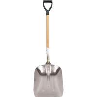 Pelle creuse, Bois, Lame Aluminium, Manche Prise en D, 24-1/2" Longueur Smart Ofis