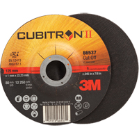 Cut-Off Wheels - CubitronII, 5" x 0.045", 7/8" Arbor, Type 27, Ceramic, 12250 RPM Smart Ofis