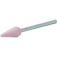 Vitrified Bond Mounted Point, B53, Aluminum Oxide, 5/16" Dia., 5/8" L, 80 Grit Smart Ofis