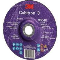 Cubitron 3 Cut-Off Wheel, 6" x 0.045", 7/8" Arbor, Type T27, Ceramic, 10200 RPM Smart Ofis