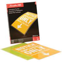 Pochette lamin&eacute;e de format lettre Smart Ofis