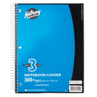 3 Subject Spiral Notebook Smart Ofis