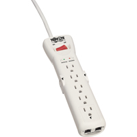 Protect-It Surge Suppressors, 7 Outlets, 2470 J, 1800 W, 7' Cord Smart Ofis