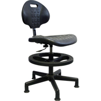 Si&egrave;ges ergonomiques robustes, Polyur&eacute;thane, Noir, Capacit&eacute; 250 lb Smart Ofis