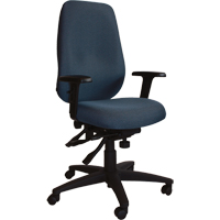 Cierra Petite Series Ergonomic Chairs, Fabric, Blue, 300 lbs. Capacity Smart Ofis
