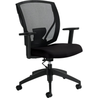 Chaises de travail, Tissu, Noir, Capacit&eacute; 300 lb Smart Ofis