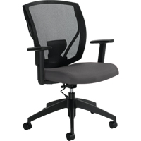 Chaises de travail, Vinyle, Charbon, Capacit&eacute; 300 lb Smart Ofis