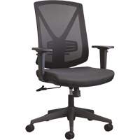 Activ A-47 Synchro Office Chair, Fabric, Black, 275 lbs. Capacity Smart Ofis