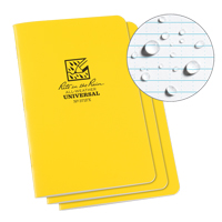All-Weather Notebook, Soft Cover, Yellow, 48 Pages, 4-5/8" W x 7" L Smart Ofis
