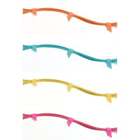 Ruban pour gestion des c&acirc;bles One-Wrap, Boucle et crochet, 25 vg x 5/8", Auto-aggripant, Violet Smart Ofis