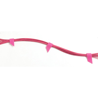 Ruban pour gestion des c&acirc;bles One-Wrap, Boucle et crochet, 25 vg x 5/8", Auto-aggripant, Violet Smart Ofis