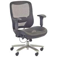 Economical Big & Tall Chair, Mesh, Black, 450 lbs. Capacity Smart Ofis