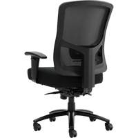 Chaise &agrave; dossier haut avec m&eacute;canisme &agrave; basculement synchronis&eacute; robuste Raven 400, Mailles, Noir, Capacit&eacute; 400 lb Smart Ofis