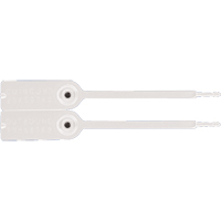 Gemini&reg; Tote Seals, 7-1/4", Plastic, Pull-Through Smart Ofis