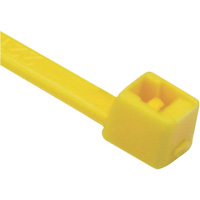 T Series Cable Ties, 8" Long, 50 lbs. Tensile Strength, Yellow Smart Ofis
