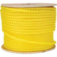 1/2" Braided Yellow Rope, Polypropylene, 335' Smart Ofis