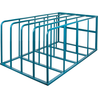 Standard Vertical Sheet Racks, 84" W x 50" D x 36-3/4" H, 4000 lbs. Capacity Smart Ofis