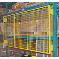 Pallet Back Rack Guards, 96" W x 48" H, 6" Brackets Smart Ofis