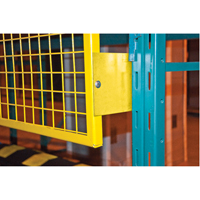 Pallet Back Rack Guards, 96" W x 48" H, 6" Brackets Smart Ofis