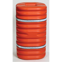 Column Protector, 6" Inside Opening, 24" L x 24" W x 42" H, Orange Smart Ofis