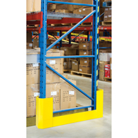 Racking Aisle Protectors, 3" W x 47" L x 16" H, Safety Yellow Smart Ofis