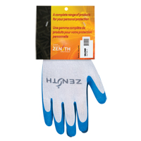 Gants enduits tricot&eacute; sans couture en caoutchouc naturel, 9, R&ecirc;vetement Latex de caoutchouc, Calibre 10, Enveloppe en Polyester/Coton Smart Ofis