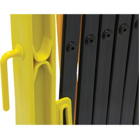 Xpandit Barricade, 36" H x 11.5' L, Black/Yellow Smart Ofis