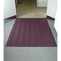 Tapis Waterhog Eco Elite, Essuie-pieds/grattoir, 6' x 6' x 3/8", Marron Smart Ofis