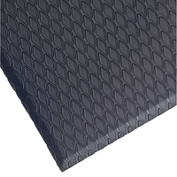 Tapis Cushion Max, Losange, 2' x 3' x 5/8", Charbon, Nitrile/PVC Smart Ofis