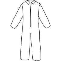 Pyrolon&reg; Plus 2 Disposable FR Coveralls, Small, Blue, FR Treated Fabric Smart Ofis