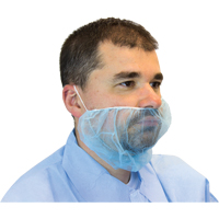 Disposable Beard Covers, Polypropylene, Blue Smart Ofis