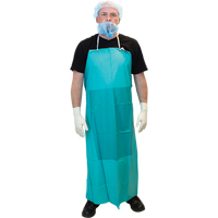 PVC Aprons, PVC, Green, 36" W x 50" L Smart Ofis