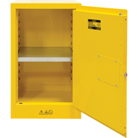 Flammable Storage Cabinet, 12 gal., 1 Door, 23" W x 35" H x 18" D Smart Ofis