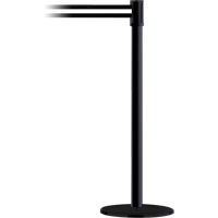 Poteau receveur robuste &agrave; ligne double, Hauteur de 38", Jaune Smart Ofis