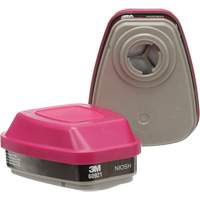 Cartouches pour respirateur s&eacute;rie 6000, Cartouche gaz/vapeur, Vapeurs organiques/P100 Smart Ofis