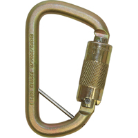 Rollgliss Technical Rescue Offset D Fall Arrest Carabiner, Steel, 3600 lbs Capacity Smart Ofis