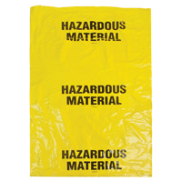 Hazardous Waste Bags, Infectious Waste, 60" L x 36" W, 208.2 L (55 Gal.) Capacity Smart Ofis