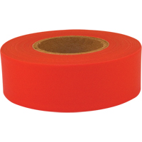 Ruban de signalisation Sub-Zero, 1,2" la x 150' lo, Rouge fluorescent Smart Ofis