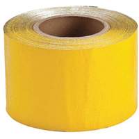 Temporary Pavement Marking Tape, 4" x 150', Vinyl, Yellow Smart Ofis