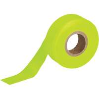Flagging Tape, 1.188" W x 150' L, Fluorescent Lime Smart Ofis