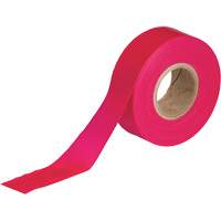 Flagging Tape, 1.188" W x 150' L, Fluorescent Red Smart Ofis