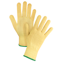 Gants tricot&eacute;s sans couture, Taille Moyen/8, Calibre 7, Enveloppe en Kevlar, ASTM ANSI niveau A2/EN 388 niveau 3 Smart Ofis