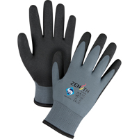 Gants enduits de premi&egrave;re qualit&eacute; ZX-30°, 11/2T-Grand, R&ecirc;vetement PVC, Calibre 15, Enveloppe en Nylon Smart Ofis