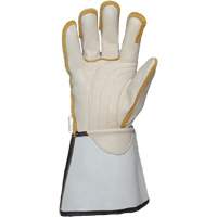 Linemans Glove, Small, Grain Cowhide Palm Smart Ofis