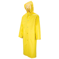 601 Tornado Long Rain Coat, Polyester/PVC, Large, Yellow Smart Ofis