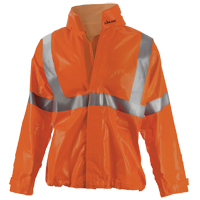 J162 310DH Utili-Gard&reg; FR Jacket, PVC, Large, Orange Smart Ofis